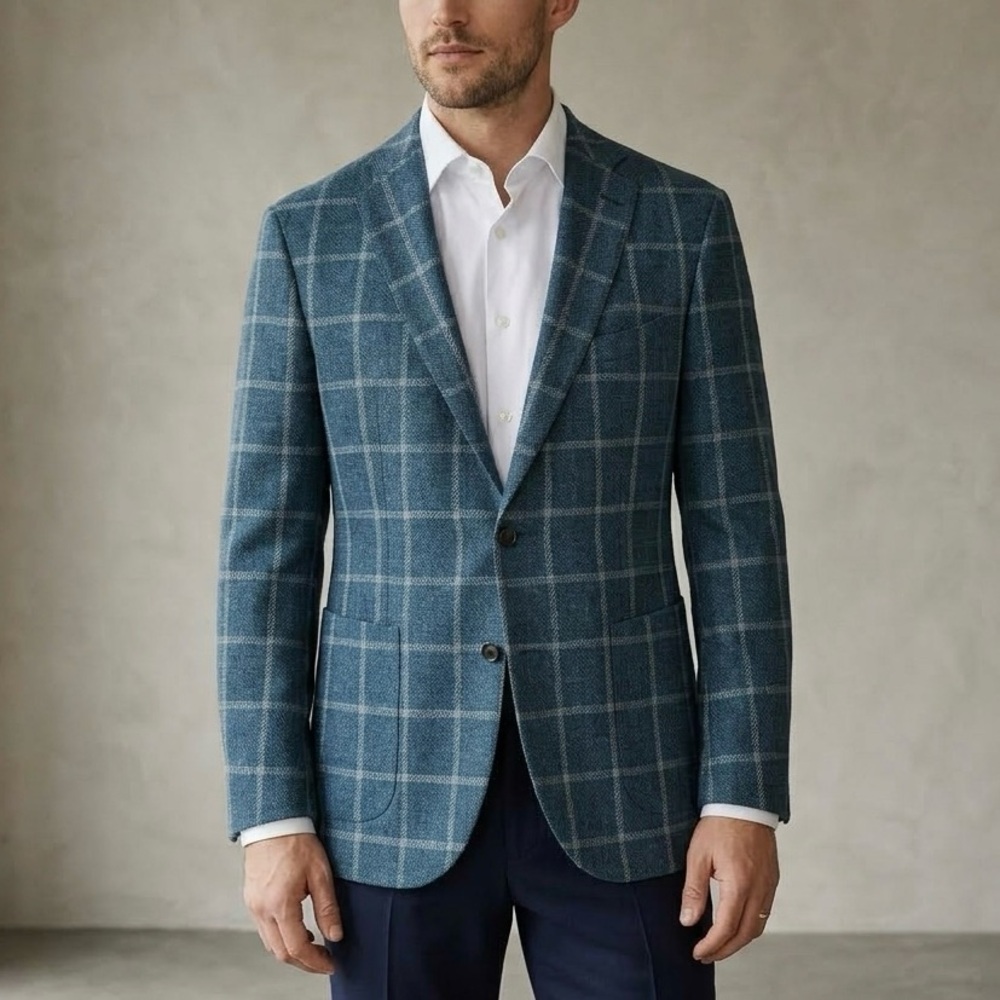 SOLD Pal Zileri Wool Silk Linen Blazer Sport Coat IT 50 = US 40 Made in Italy